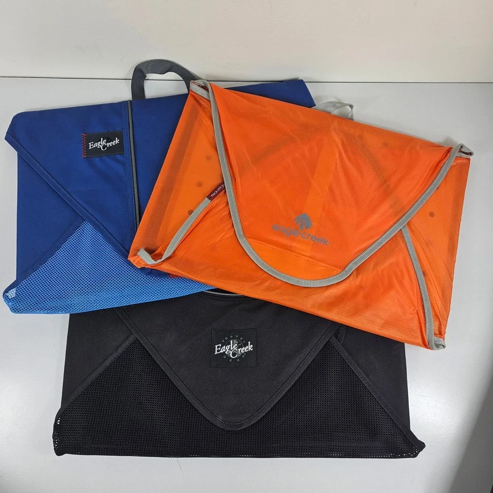 Eagle Creek Pack-It Garment Folder Set of 5 Travel Organizers w/ Boards 4L, 1M